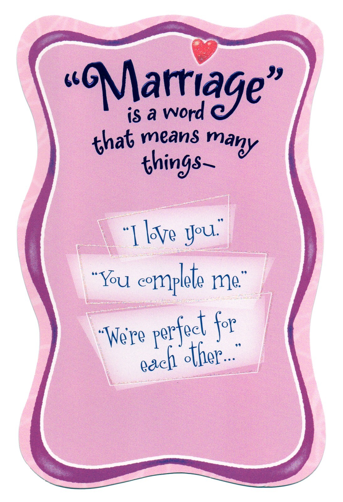 Funny HAPPY ANNIVERSARY Card, “Marriage” “I Love You” by American Greetings + ✉