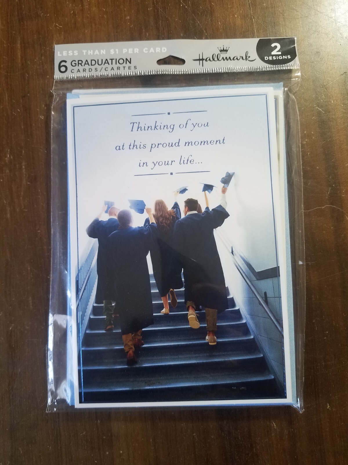 GRADUATION Greeting Cards *6 PACK* Congrats Accomplishment University College Dr