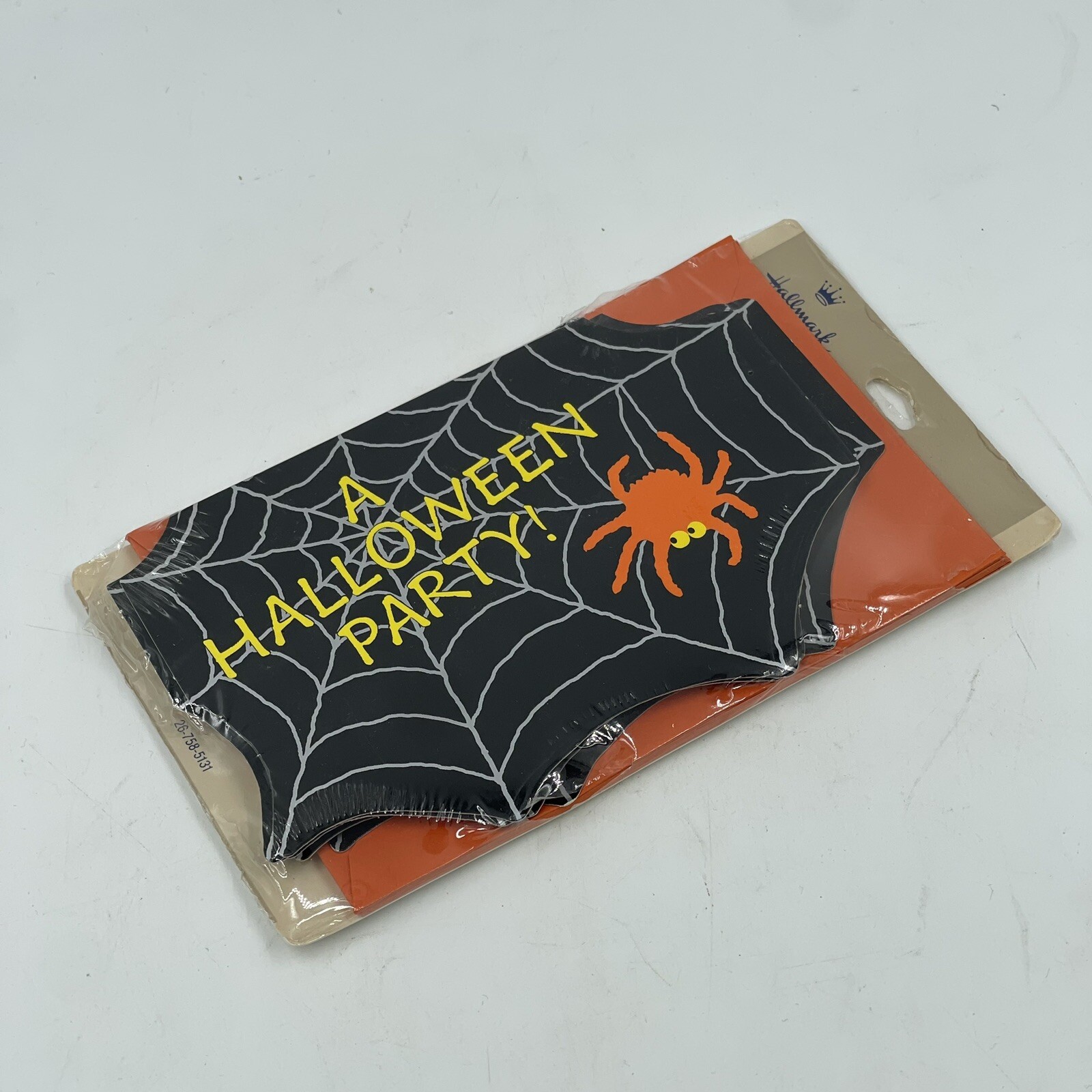 8 Hallmark Halloween Party Invitations Spider Web Vintage Multiple Available