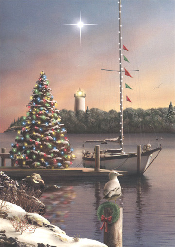 Starlight Alan Giana LPG Greetings Christmas Card