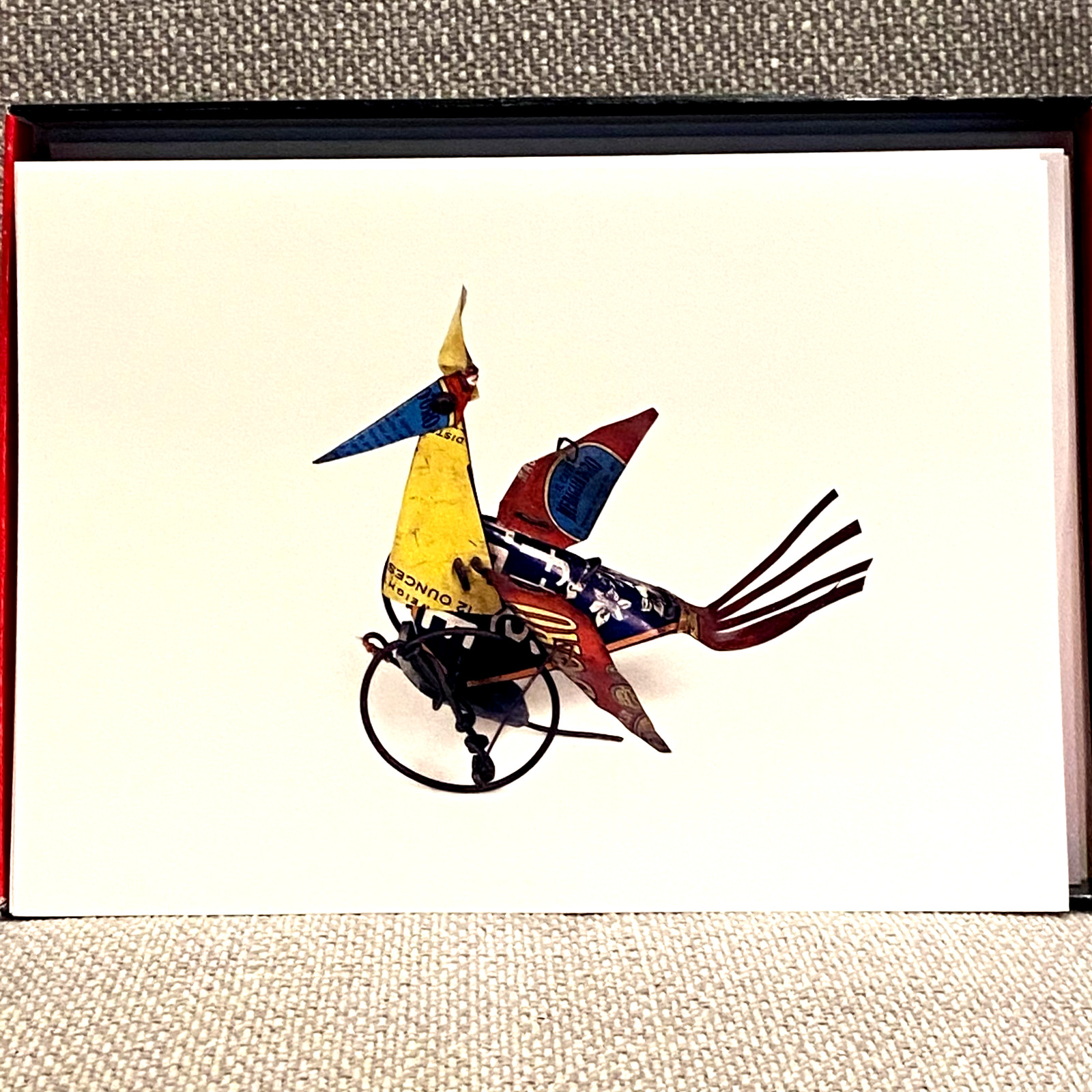 Alexander Calder “Bird Pull-toy” 5″x7″ Blank Note Card with Envelope NOS