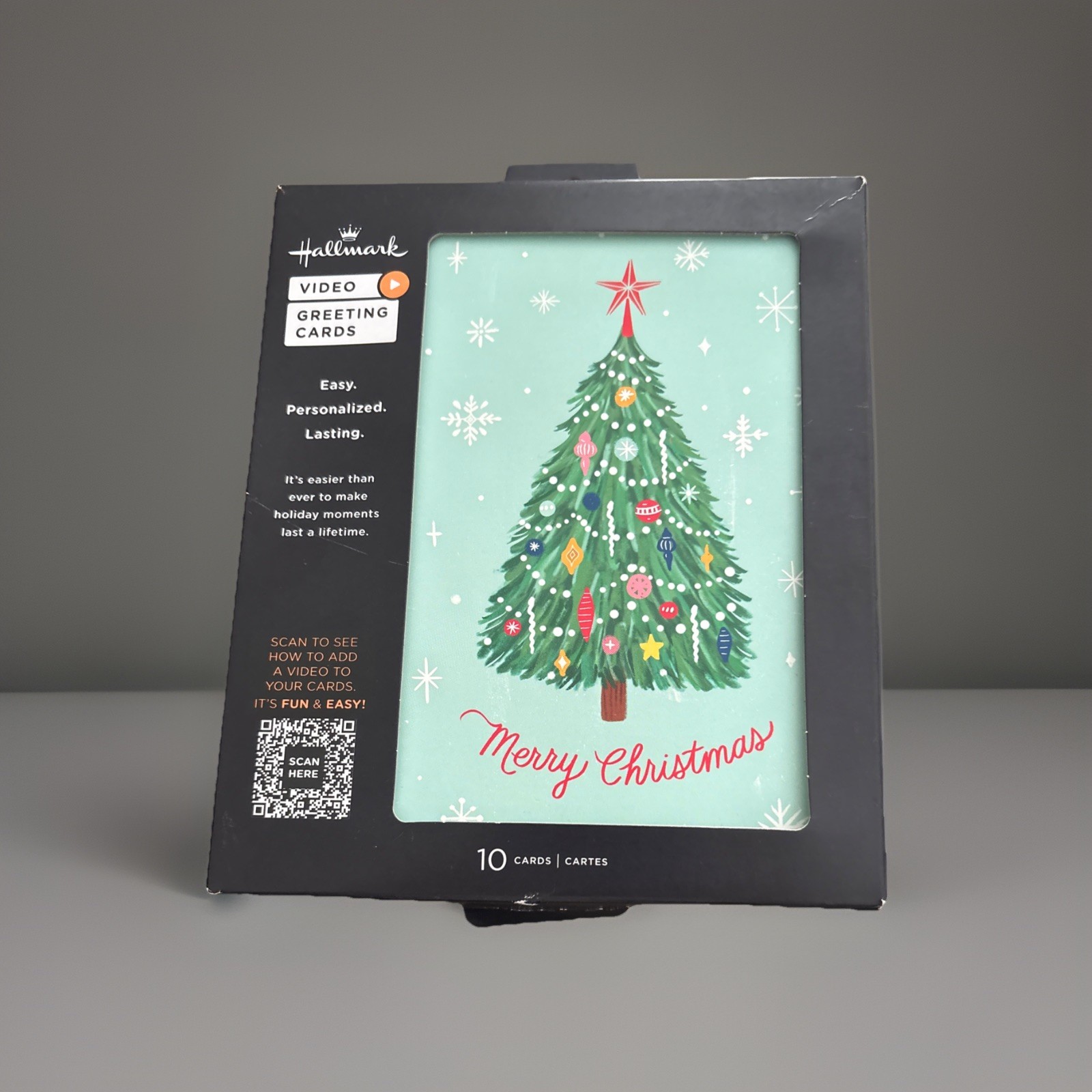 Hallmark Video Greeting Cards Christmas Scan The QR Code Memories Family Friends