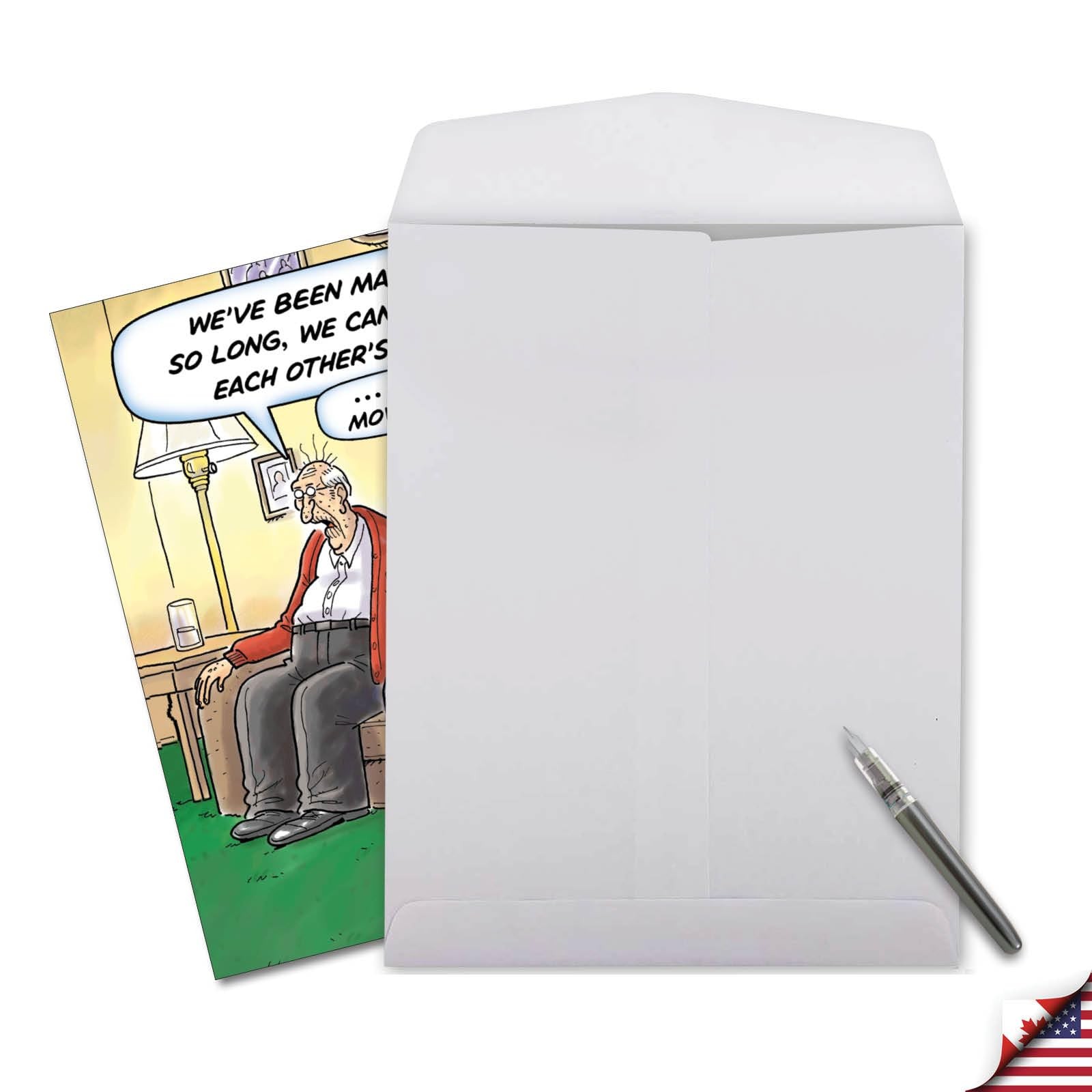 Extra Large Hysterical Anniversary Greeting Card 8.5 x 11 Inch Envelope 1 Pack