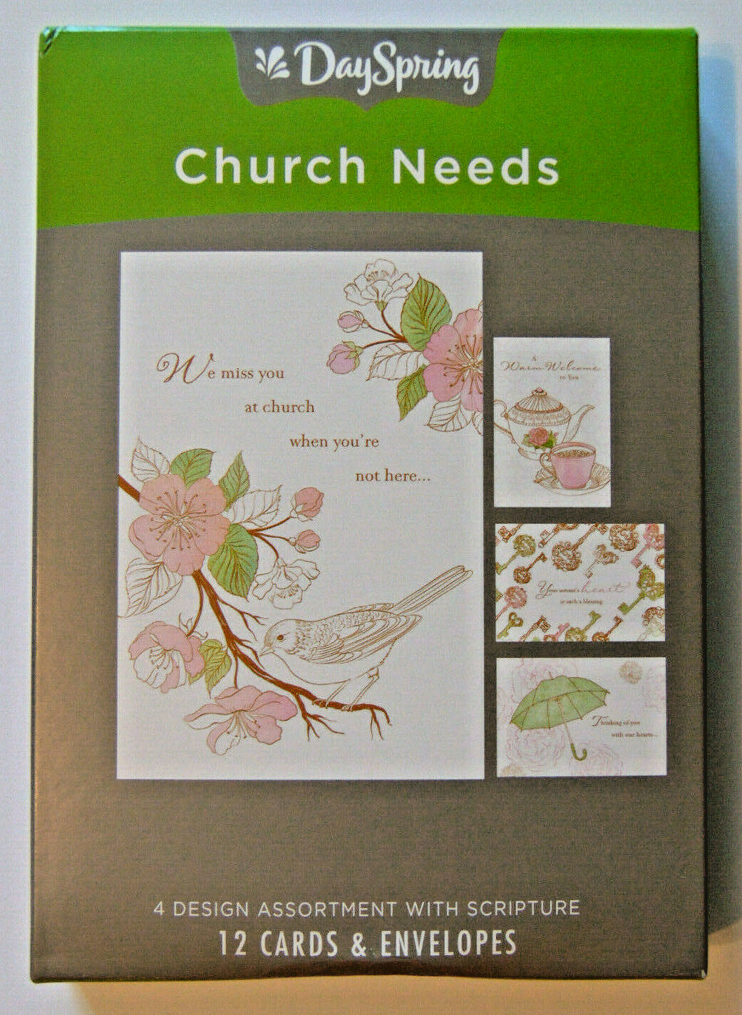 BOX 12 Christian CHURCH MINISTRY NEEDS Greeting Cards, Bible Scripture & Verse