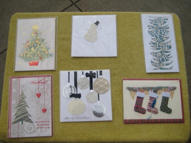 Lot of 6 PAPYRUS Christmas Holiday Cards new sealed # K