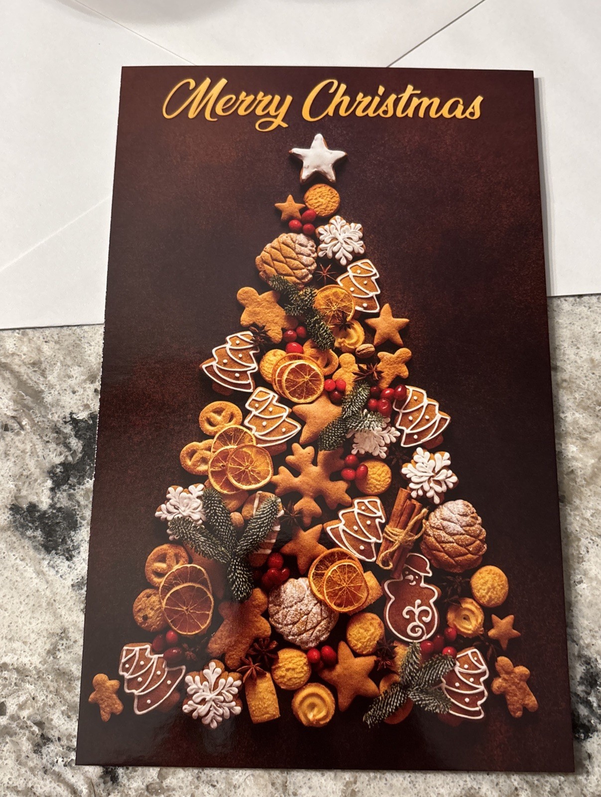 Merry Christmas All The Love Wishing 5”x7.75″ Stockwell Greeting Card