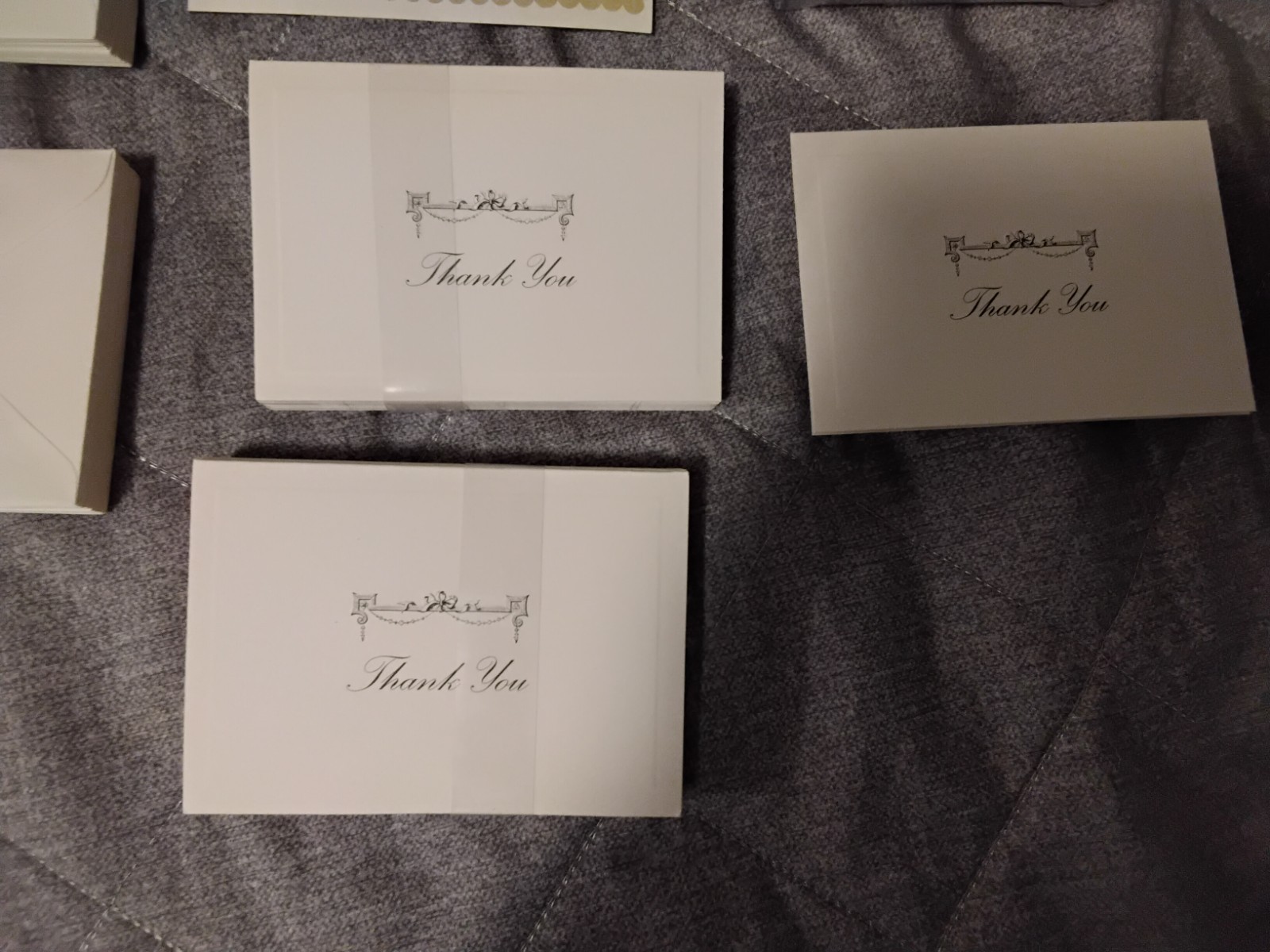 NIB New ANNA GRIFFIN The Wedding Studio 50 Thank You Fold Note Cards Envelopes