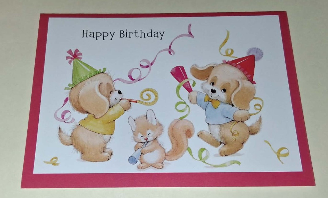 Ruth J Morehead Bill Birthday Cards Cat Dog Squirrel Teddy Bear Mouse Christian