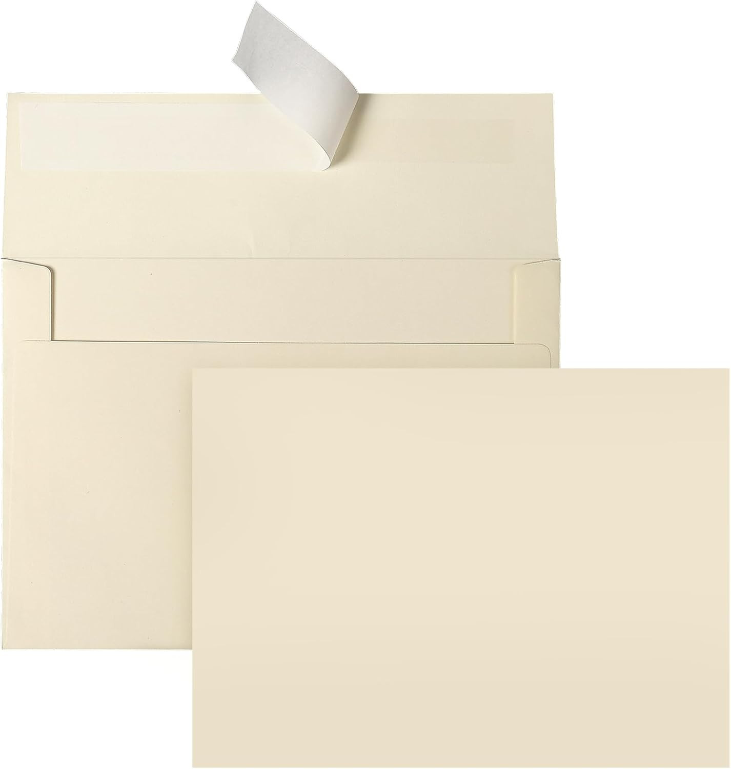 5 X 7 Cardstock with Envelopes Cream Blank Note Cards with Envelopes A7 Flat …