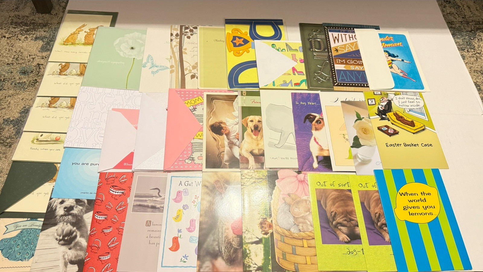 70 Greeting Cards Lot Hallmark American Greetings Other Mixed Occasions