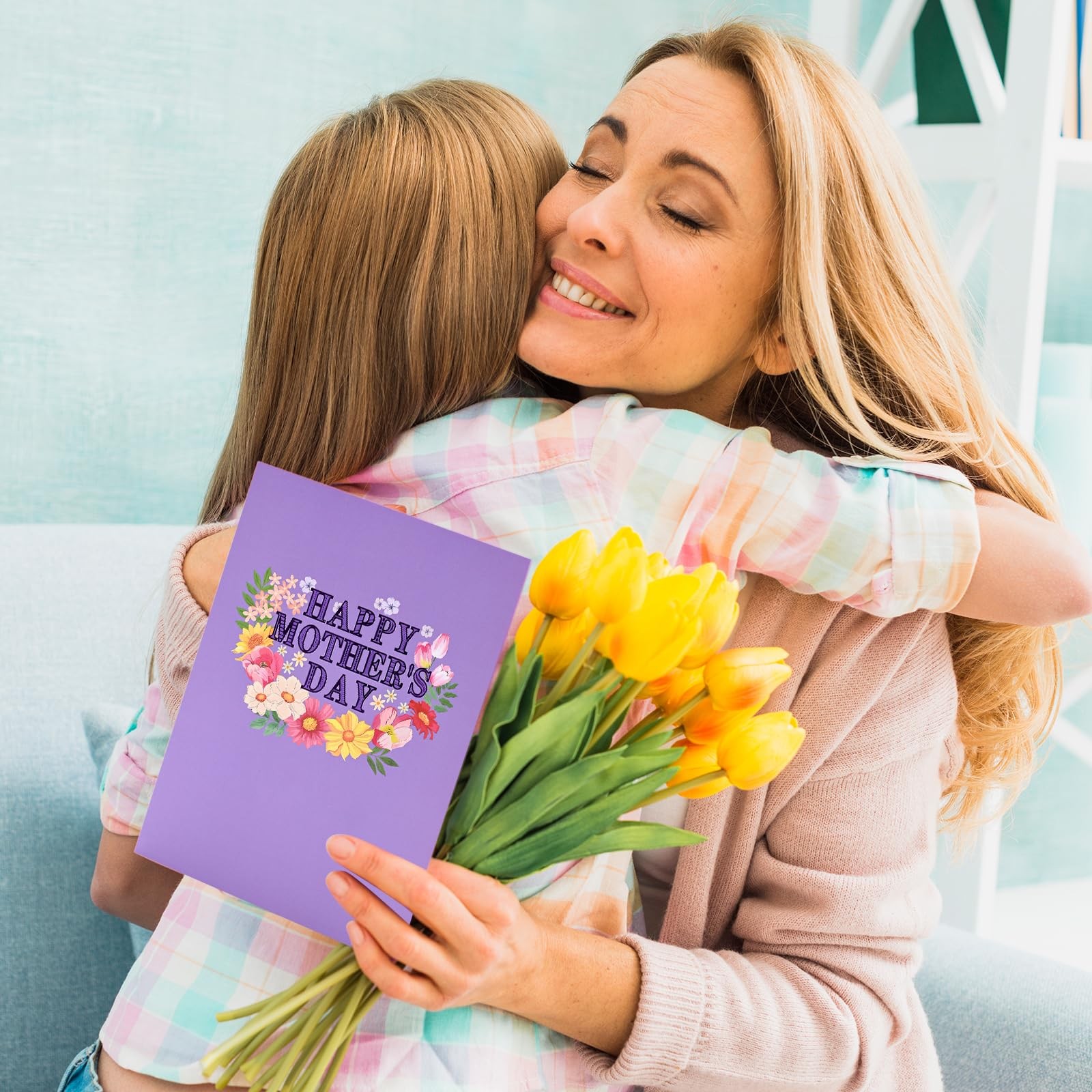 Yeomant 3D Mothers Day Card, Happy Mother’s Day Pop Up Cards, Mother’s Day Ca…