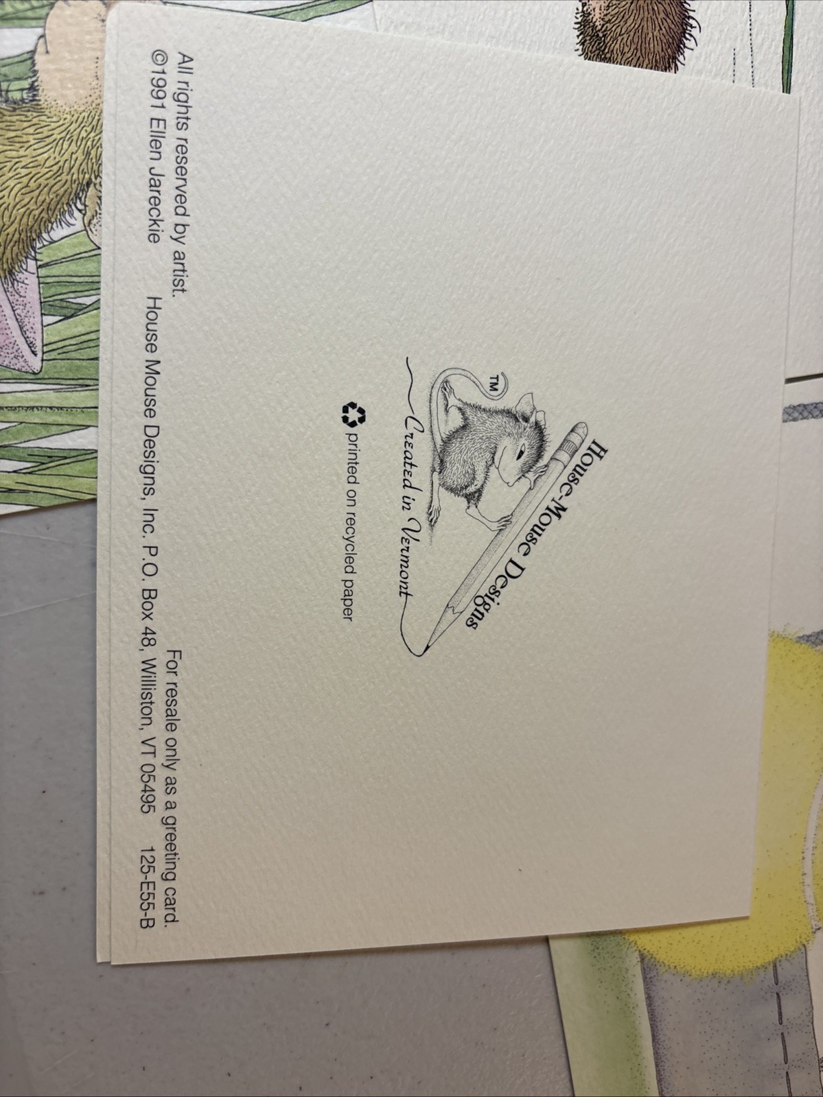 80-90s House Mouse Designs 12 Assorted Theme BLANK w/Envelopes TROLLS FOOD CUTE