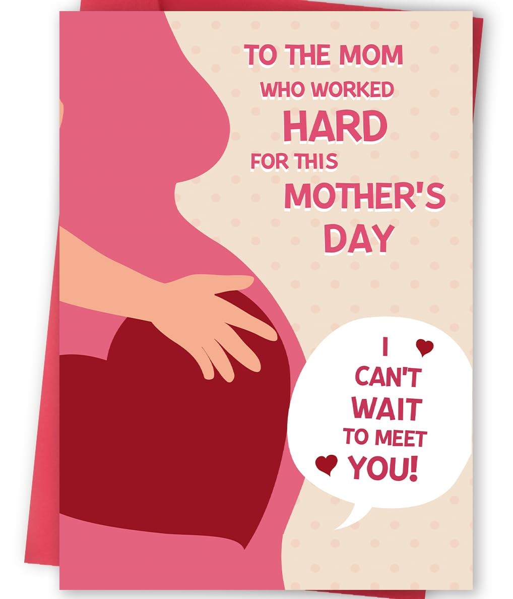 Mommy To Be Mother’s Day Card, Mothers Day Gifts for Mom To Be, Pregnancy Gift f