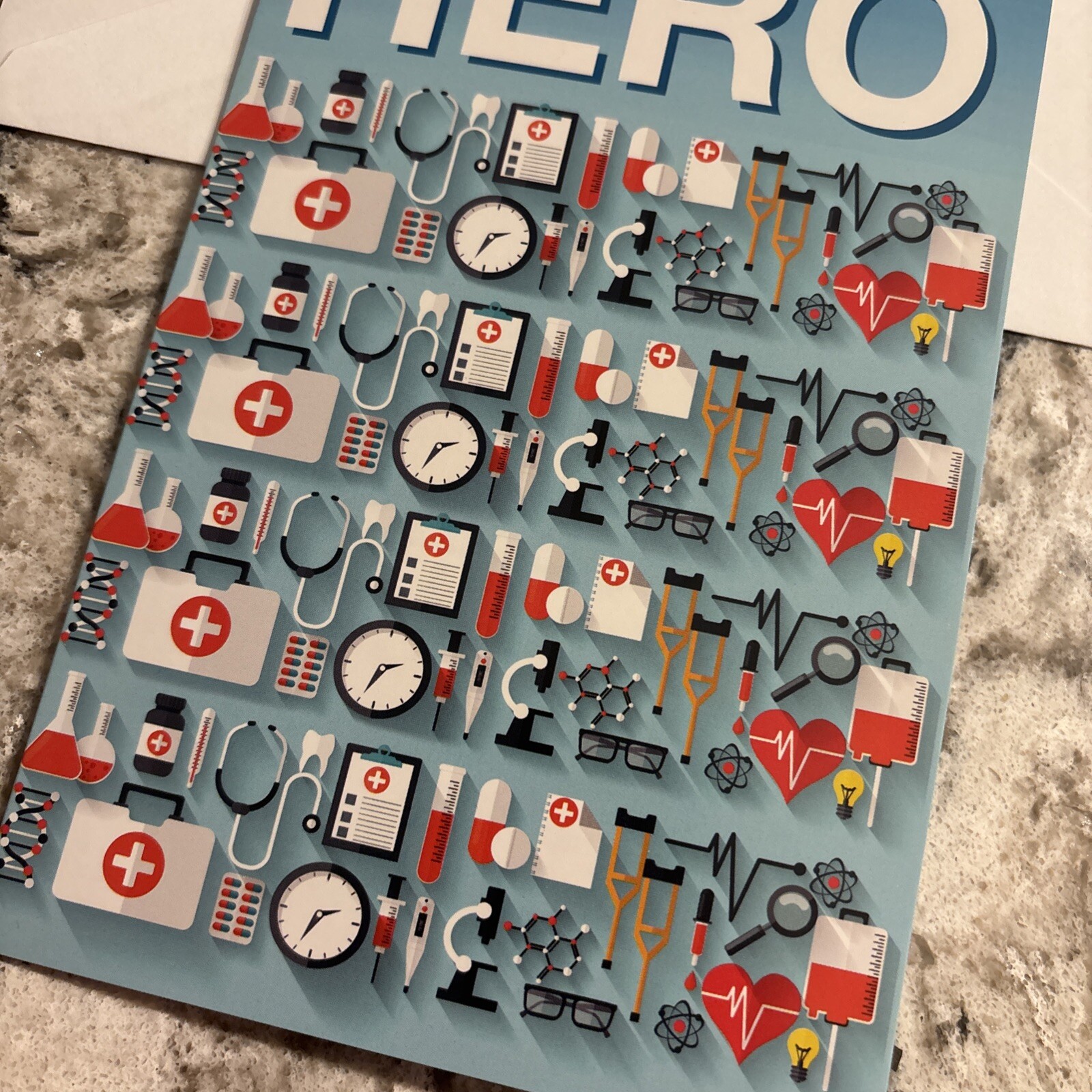 Health Care Hero Worker ❤️ Thank You So Much 5”x7.75″ Stockwell Greeting Card