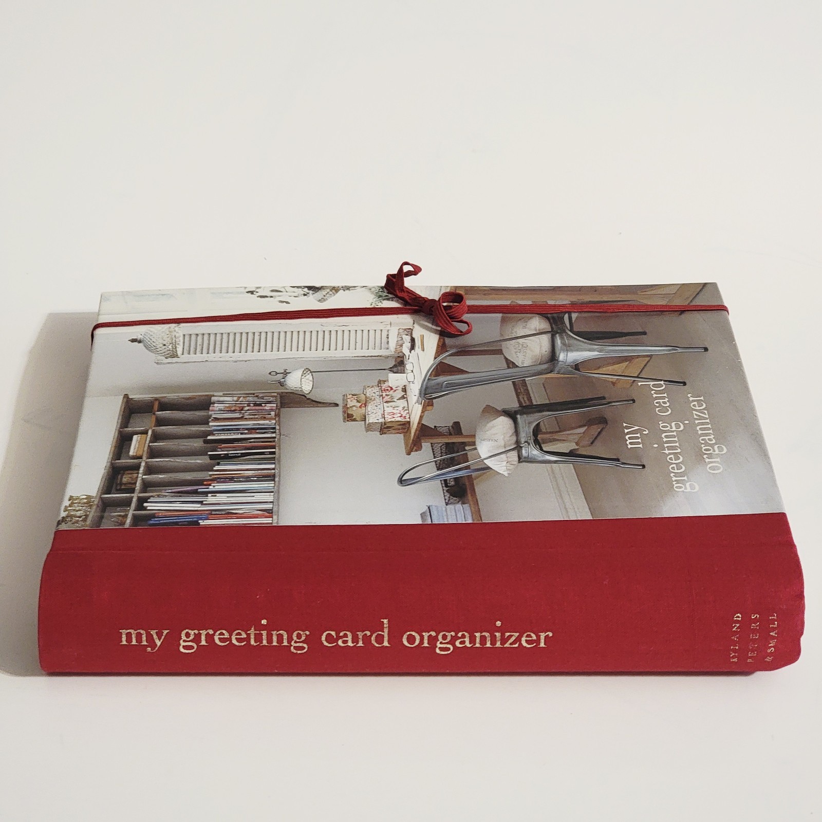 Floral Greeting Card Organizer Book 24 Pockets Month Divider 21 x 25 cm