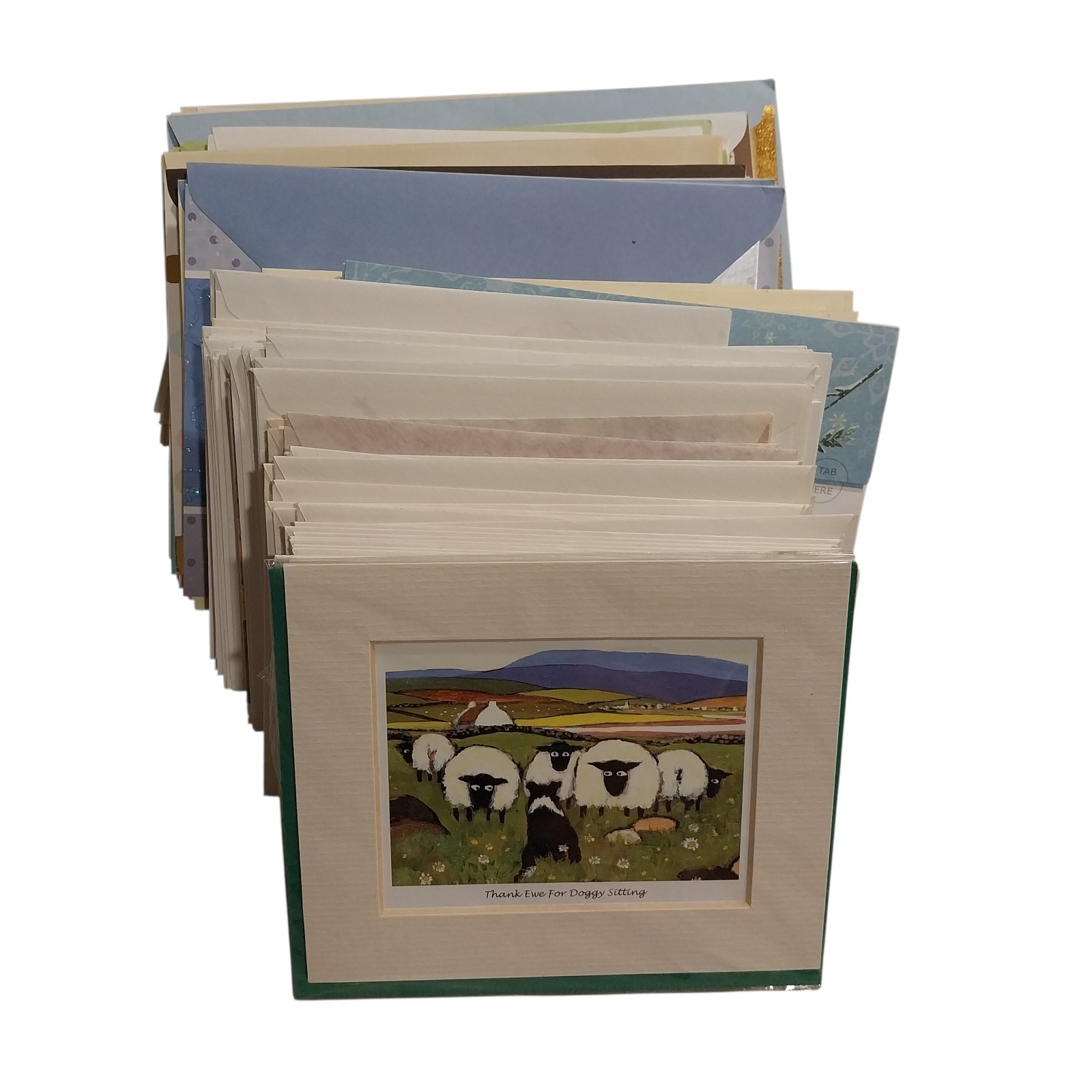 Huge Lot Of Greeting Note Cards with Envelopes Mixed Blank Crafts