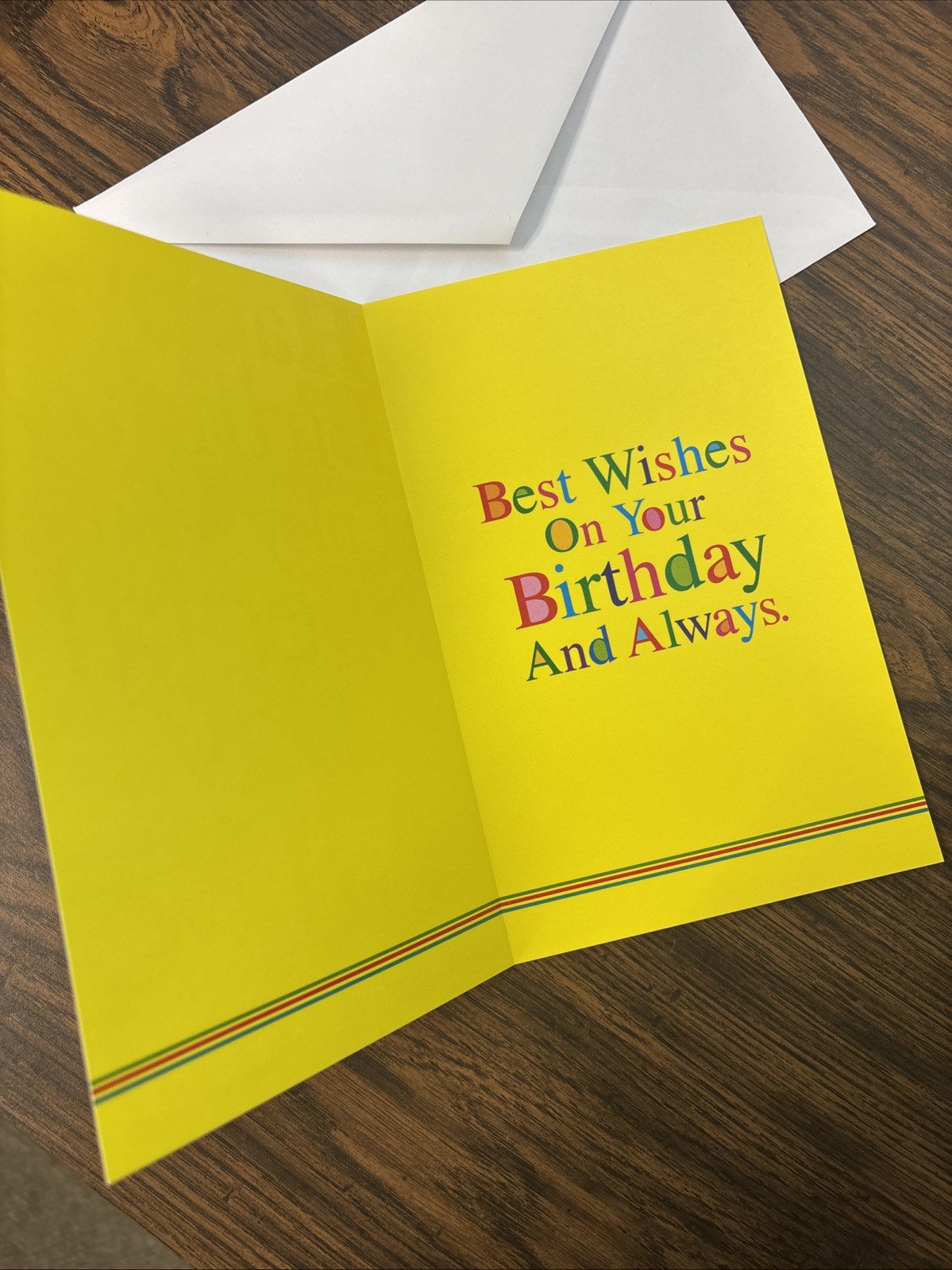 Happy Birthday Have Fun Special Day Colorful 5’x7.75″ Stockwell Greeting Card