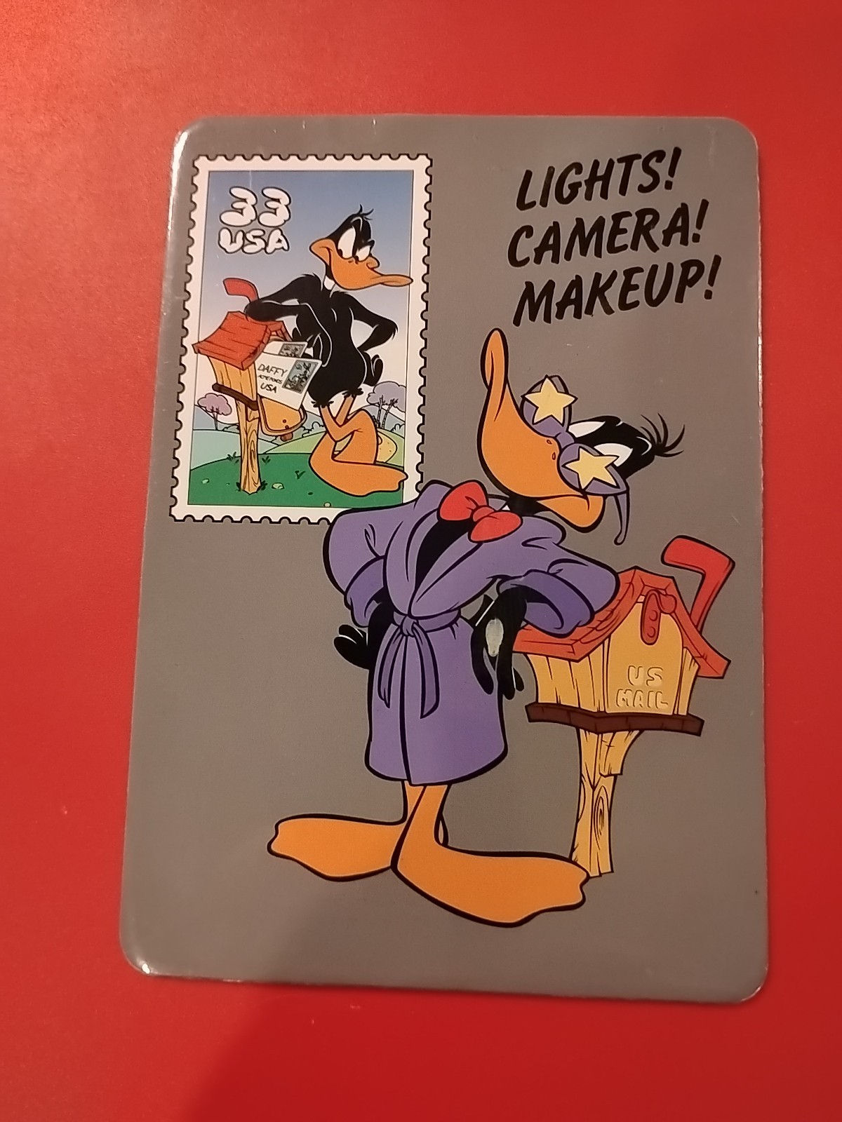 Vintage Daffy Duck Looney Tunes USPS Stamp Collection Magnetic Invitations 1999
