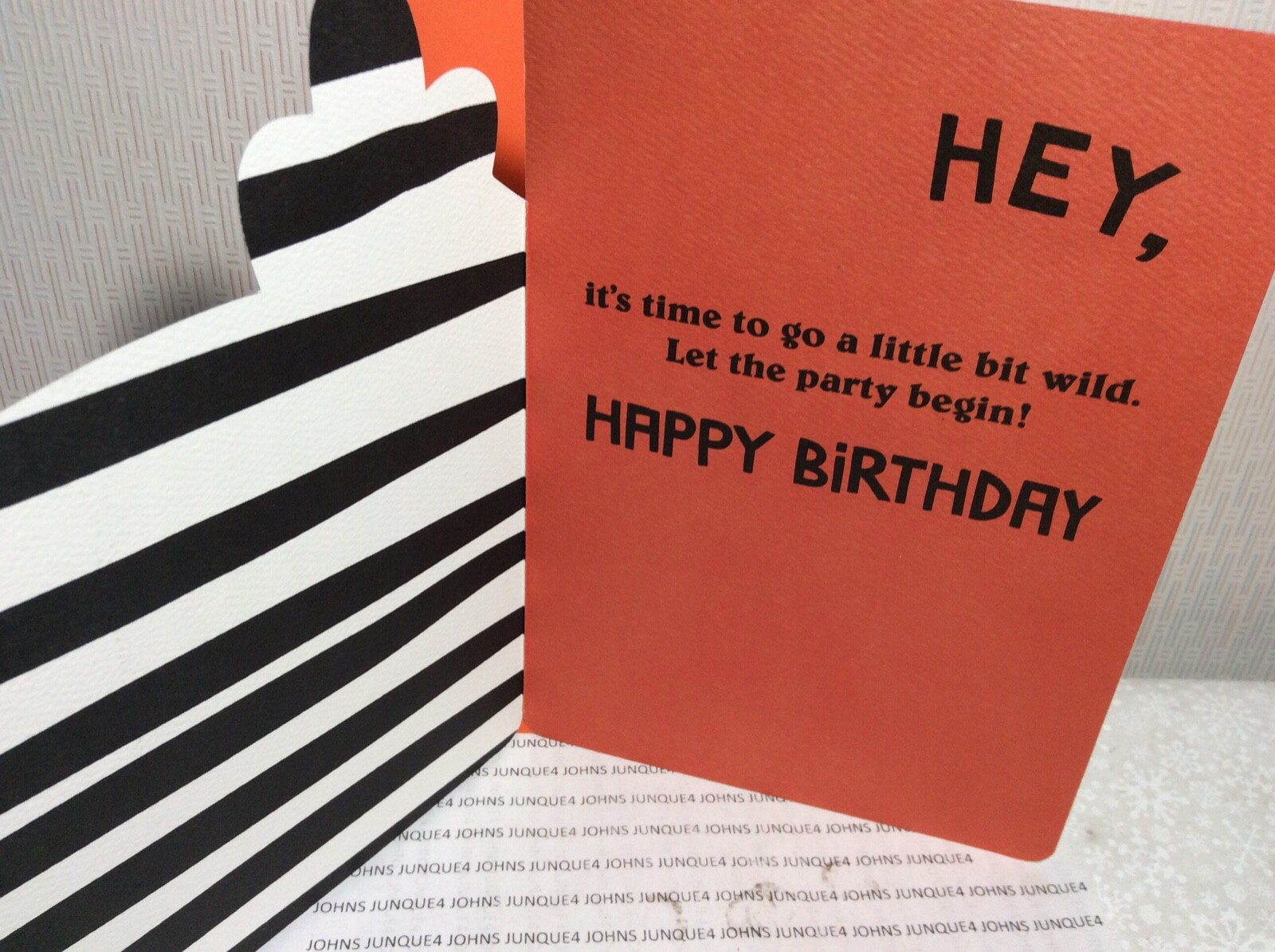 HAPPY BIRTHDAY CHILDREN’S CARD RSVP New w/Envelope “Hey, today’s your B-day…”
