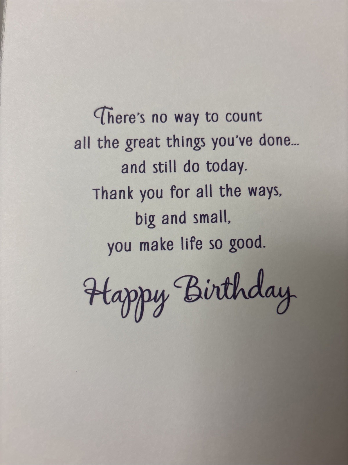 Happy Birthday For Mom Happy With Love 5.5”x8” Hallmark Greeting Card