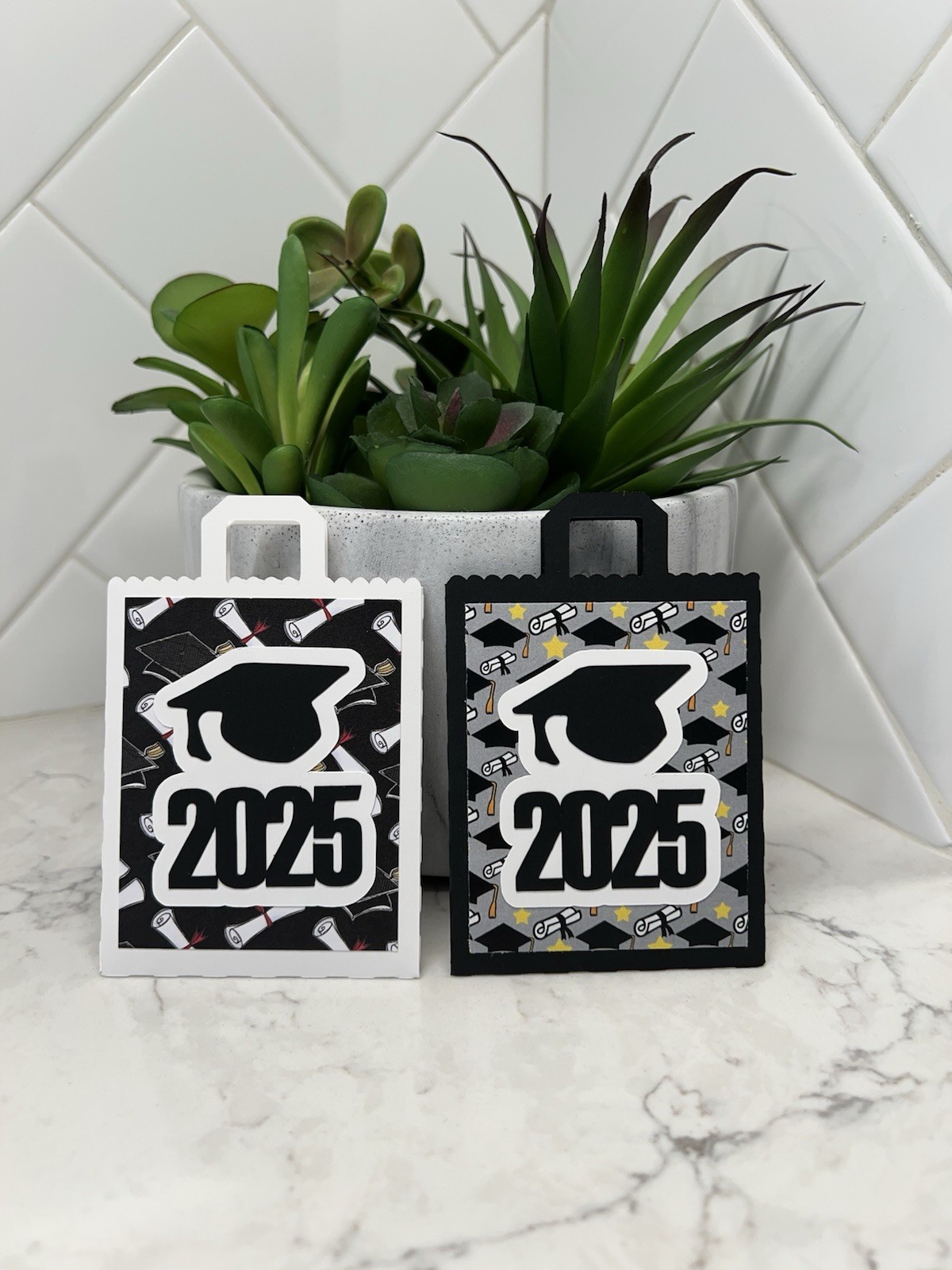 2 Graduation Gift Card Holders – Class of 2025 – Graduation Cards – Free Ship