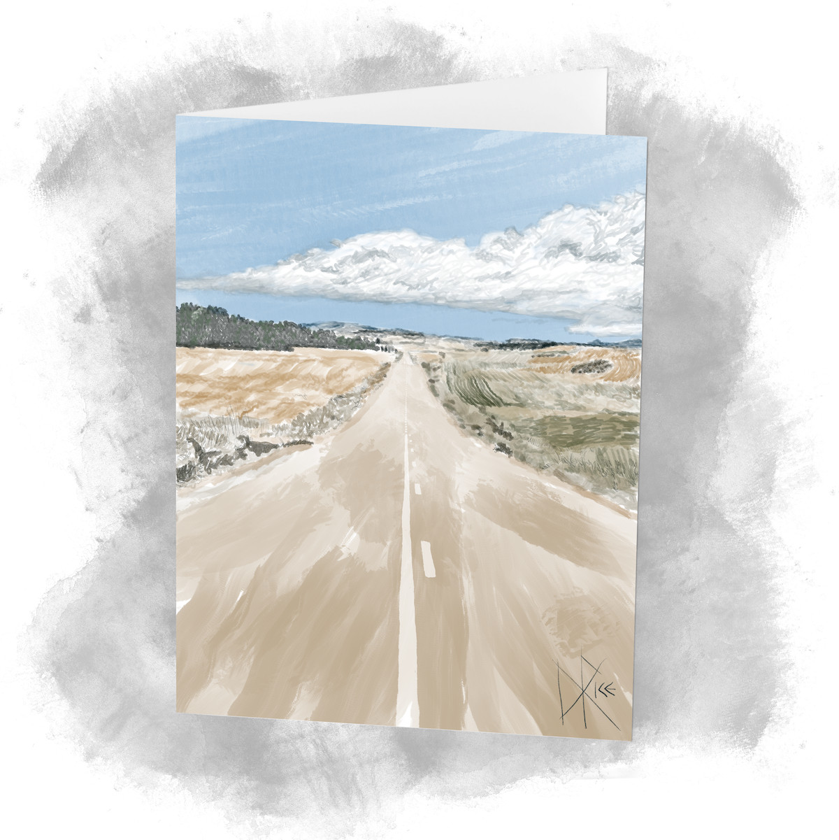 ‘A Pleasant Summer Day’ Greeting Card – Print of Original Art