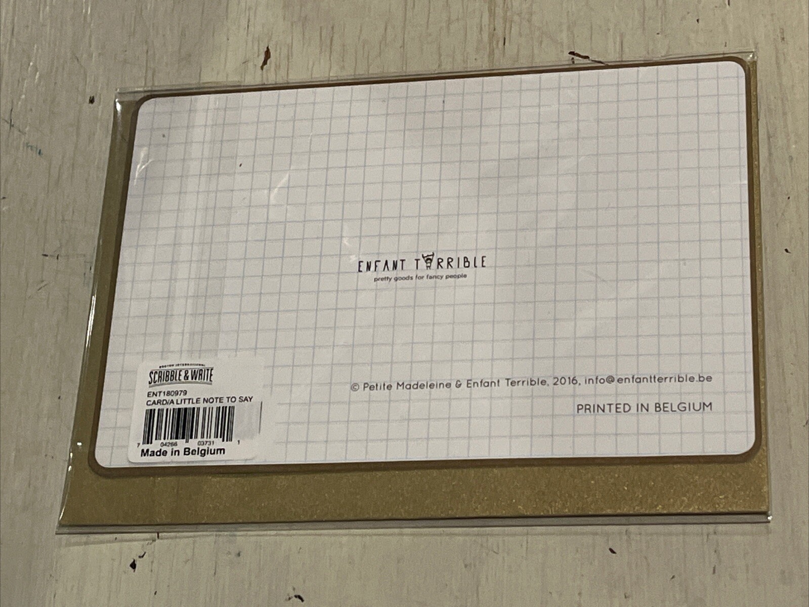 Multipurpose Card “A Little Note To Say” Blank Inside~scribble & Write￼