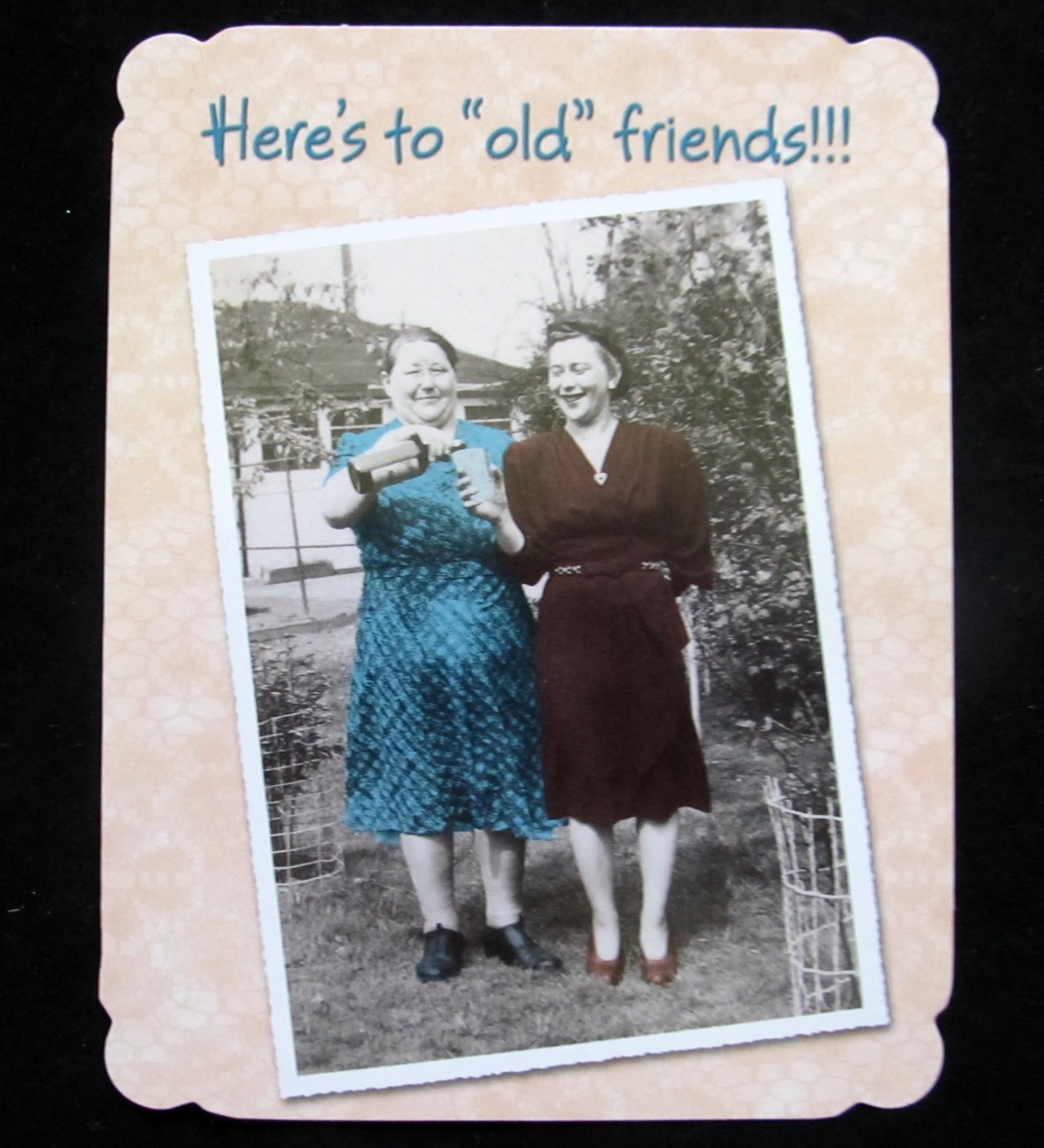 Leanin Tree Friendship Greeting Card Vintage MultiColor Notelet Series N112