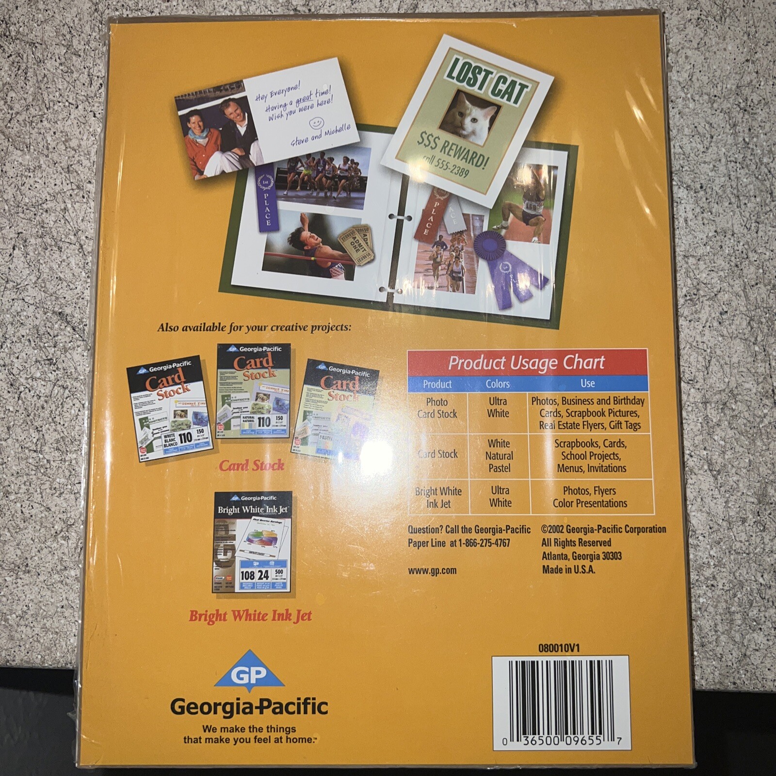 2X Georgia-Pacific Photo Card Stock ,Vivid Color Images 30-Pack 8 1/2″ x 11″ New