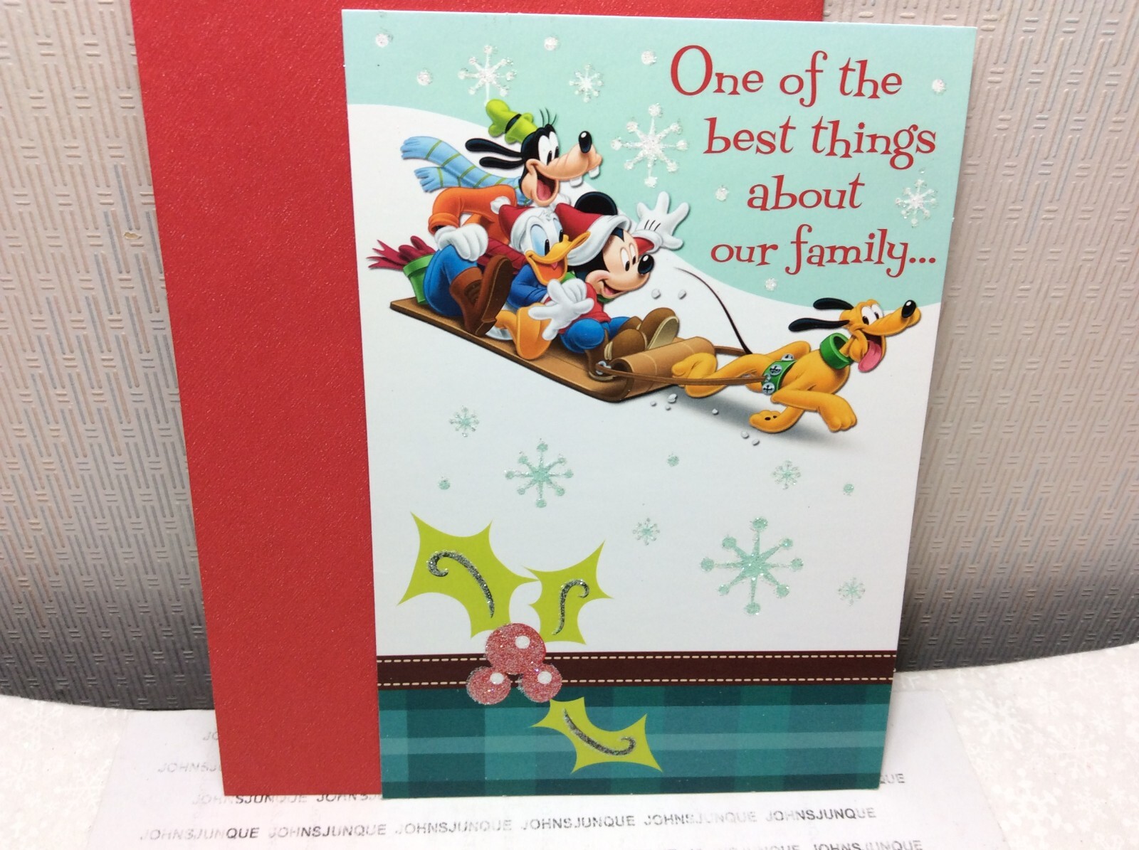 HALLMARK GREAT-GRANDPA CHRISTMAS GREETING CARD New w/envelope “About our family”