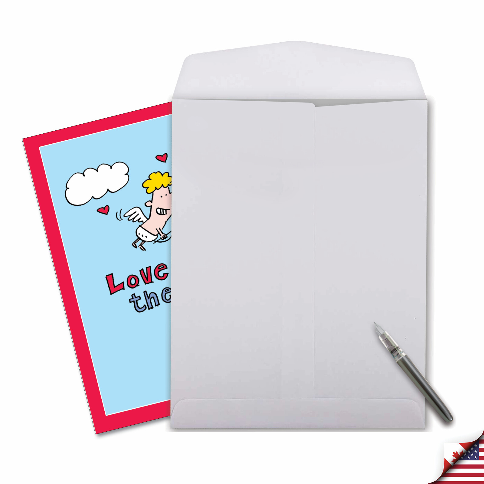 Funny Valentine’s Day Card (8.5 x 11 Inch) – Mind In Gutter J3172VDG