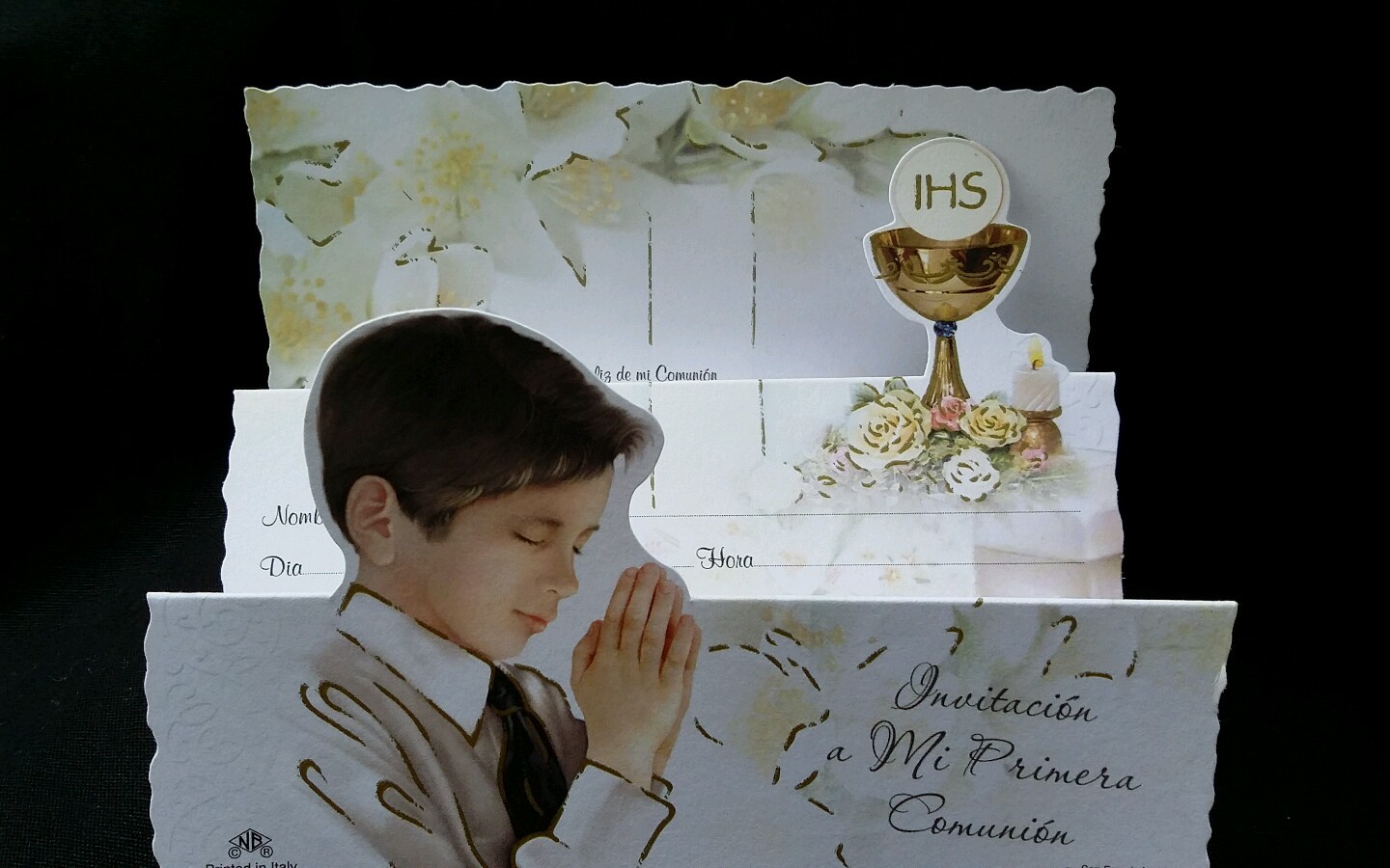 Invitaciones de Primera Comunion (Spanish First Communion Invitations)Nino
