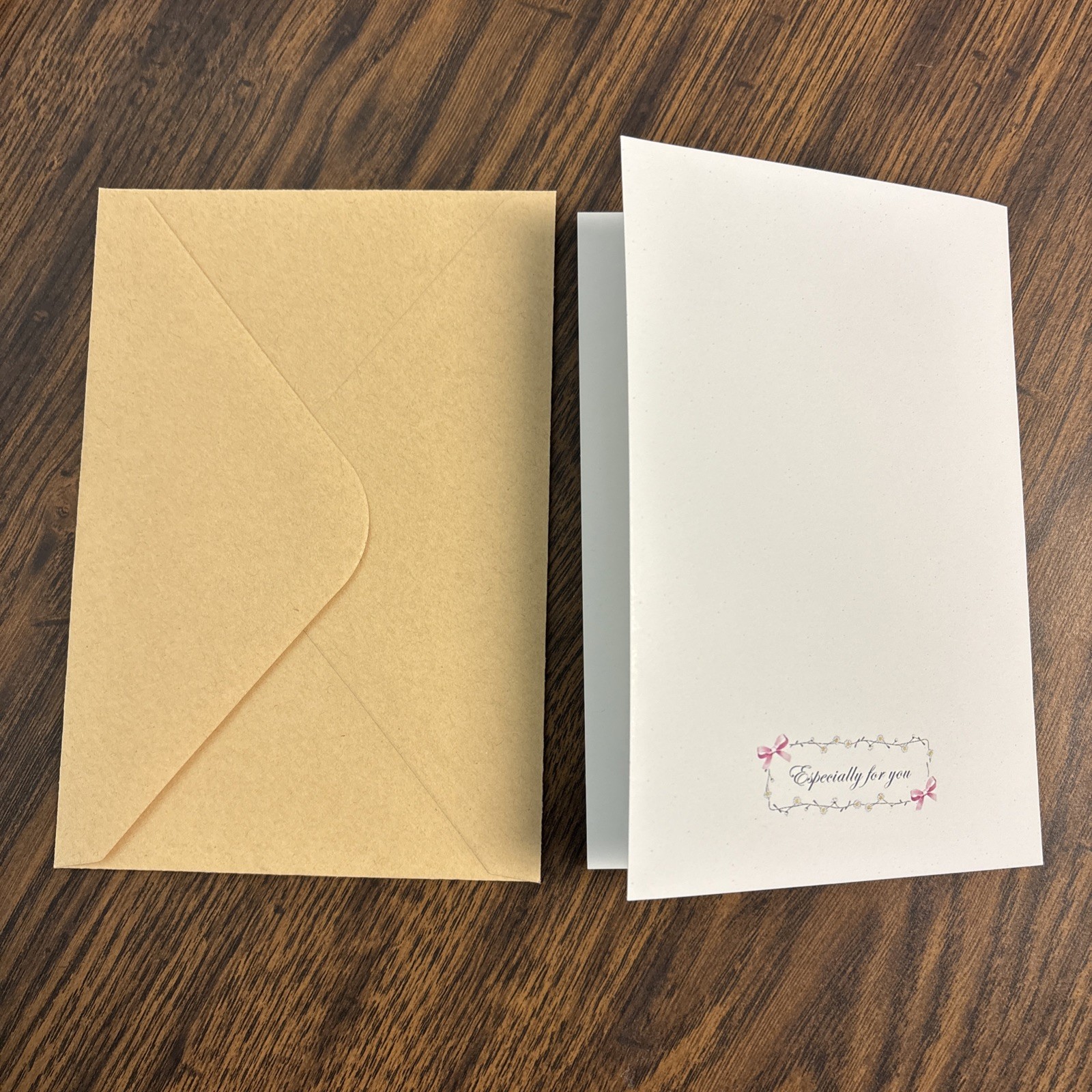 Christmas Bestie Friend Friends 4”x6” Blank Inside Greeting Card