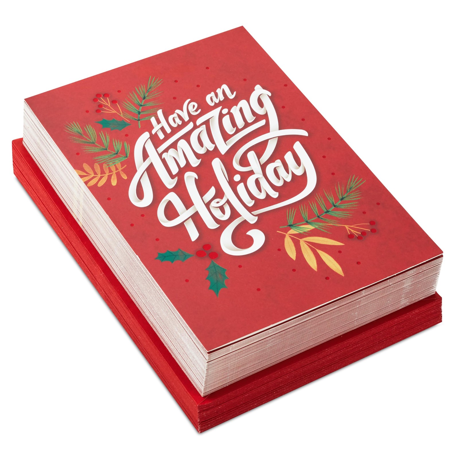 Hallmark Modern Boxed Christmas Cards, 5 inches x 7.2 inches, Amazing Holiday