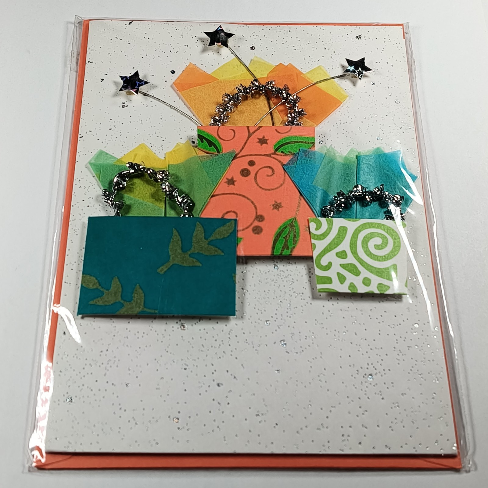 3-D Greeting Card Paper Magic Group – With Envelope – Sealed Gift Bags Shopping