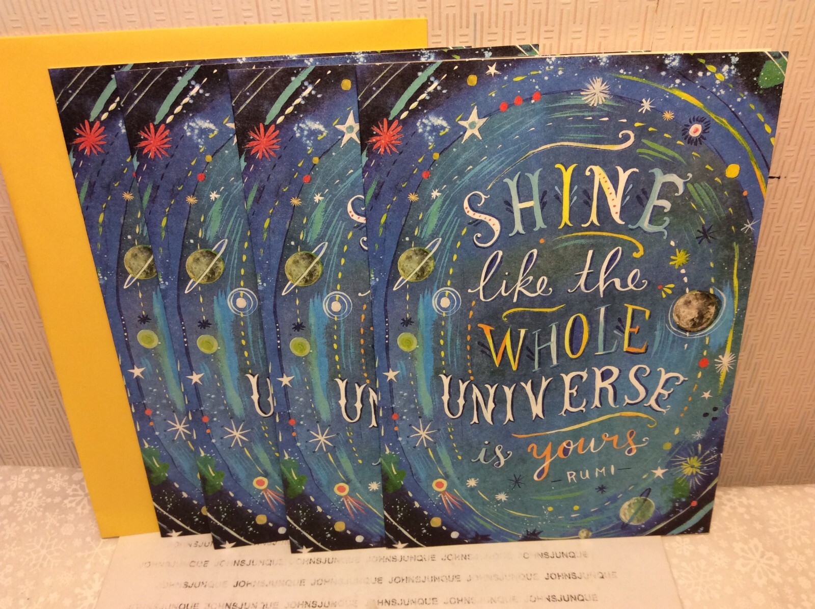 GRADUATION RSVP GREETING CARDS New w/Envelopes LOT 4 “SHINE LIKE THE WHOLE…”