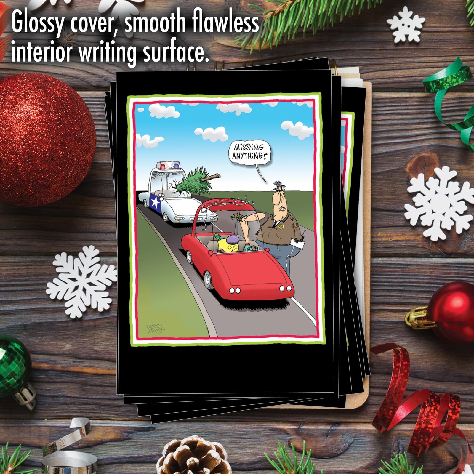Pack of 12 Funny Christmas Greeting Cards with Envelopes, Humor Holiday for M…