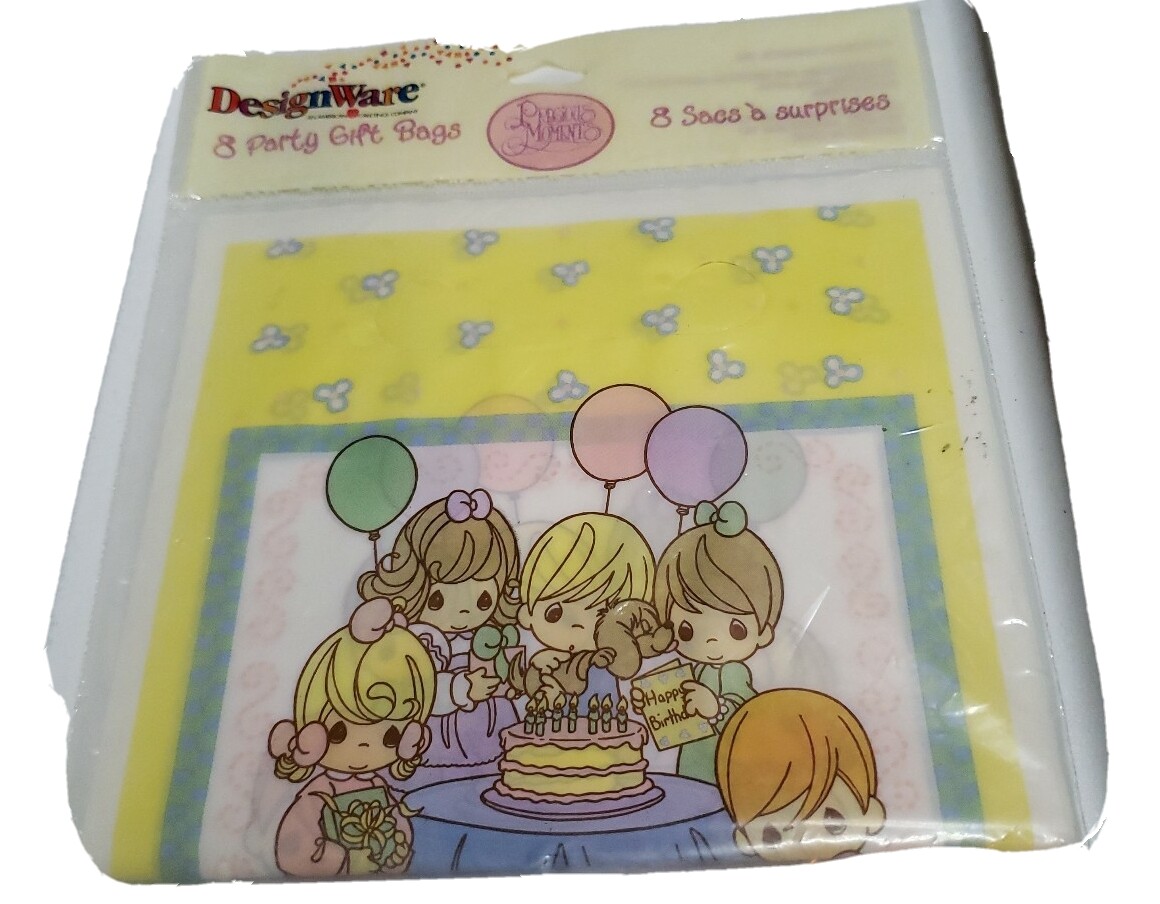 8 Designware Precious Moments Birthday Party Gift Bags American Greetings 1999