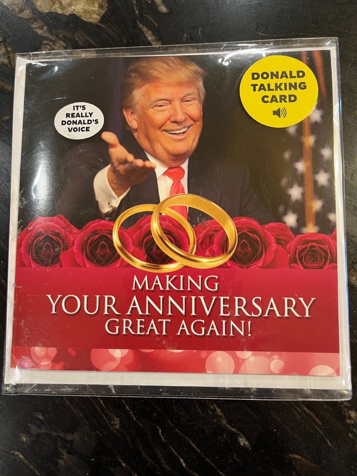 SEE VIDEO Talking Donald Trump Make Your Anniversary Great Again New.