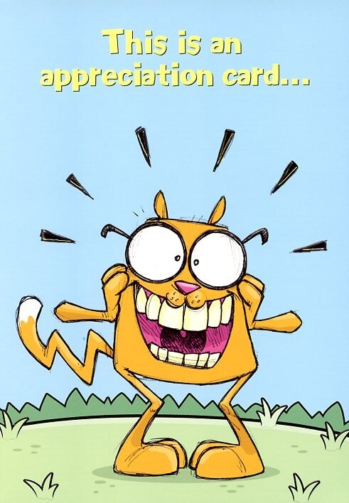 This Is an Appreciation Call – Thank You Greeting Card – 4599