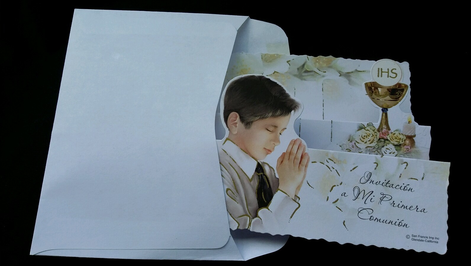 Invitaciones de Primera Comunion (Spanish First Communion Invitations)Nino