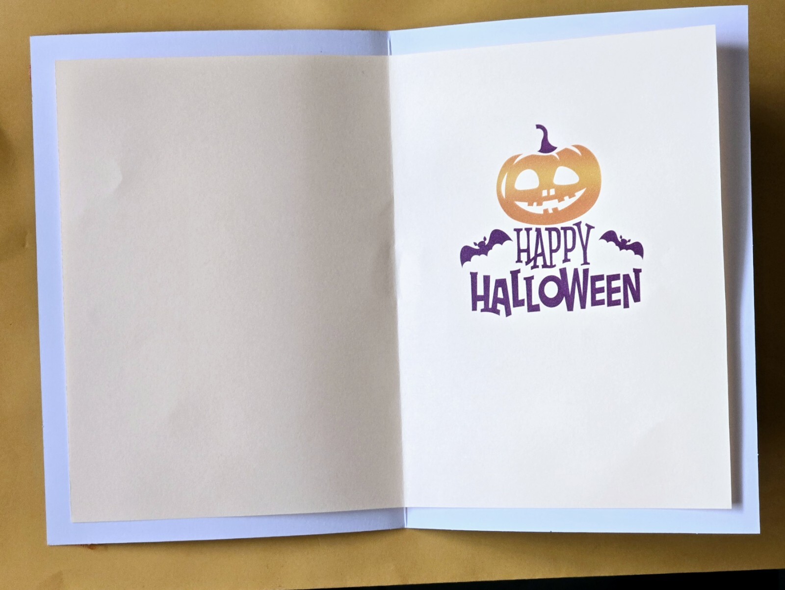 Happy Halloween! HANDMADE Greeting Card (+ Envelope 5×7″).