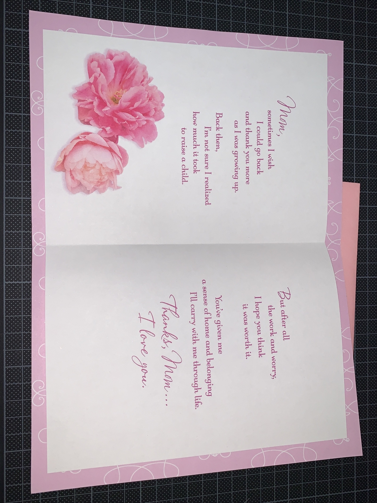 Hallmark Mother’s Day Card: Floral Butterfly Home Belonging Carry Through Life