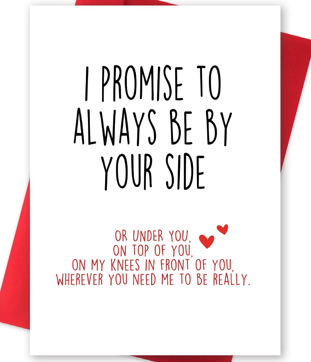 Valentines Day Card With Envelope Anniversary Birthday for Boyfriend Husband