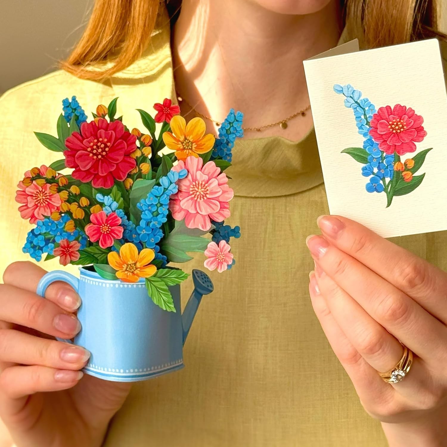 Unique 6 Inch Floral Pop-Up Card – Perfect Gift for Any Celebration or Thank You