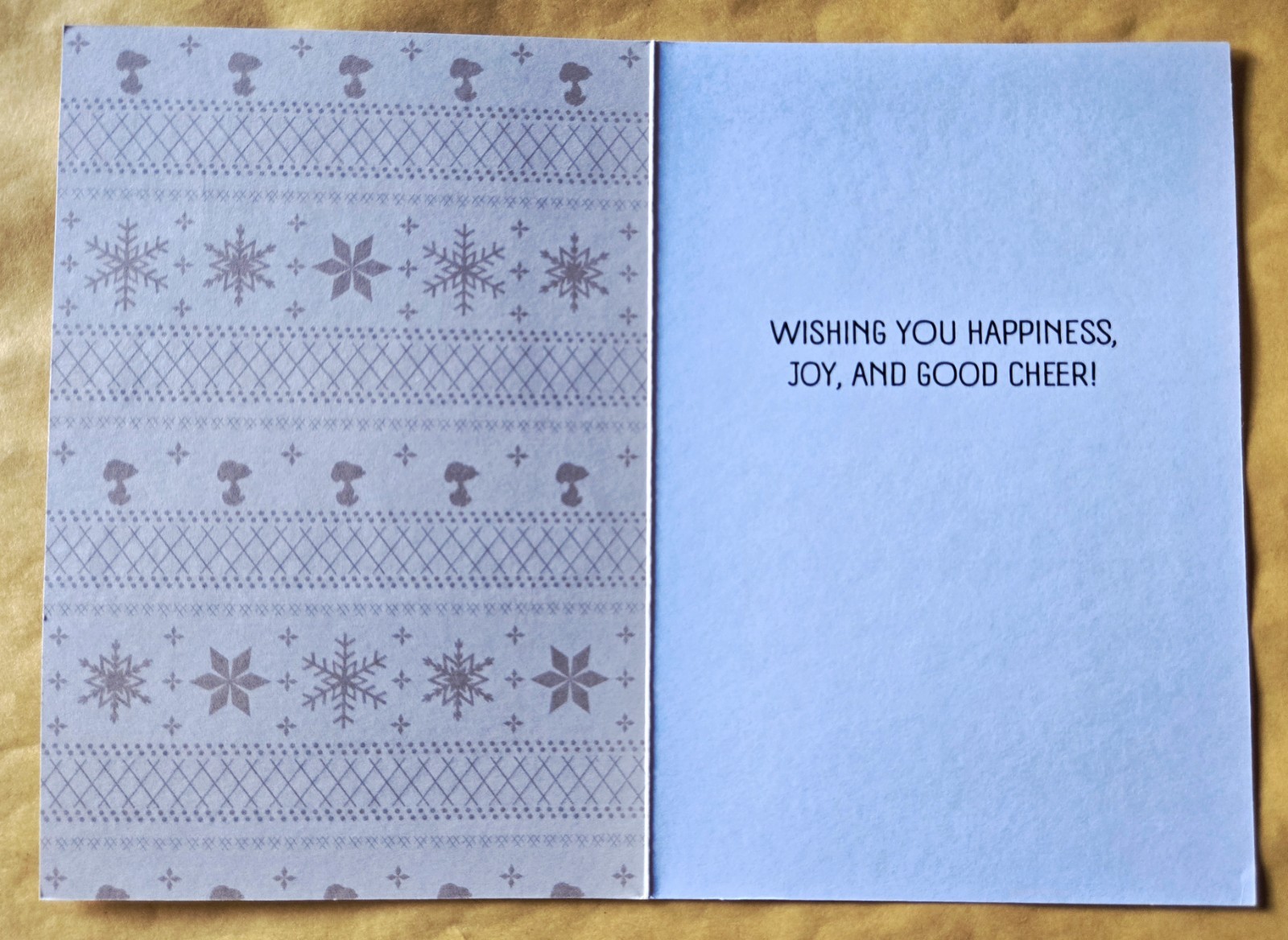 Peanuts Snoopy & Friends Merry Christmas Greeting Card (+Envelope 5×7″)