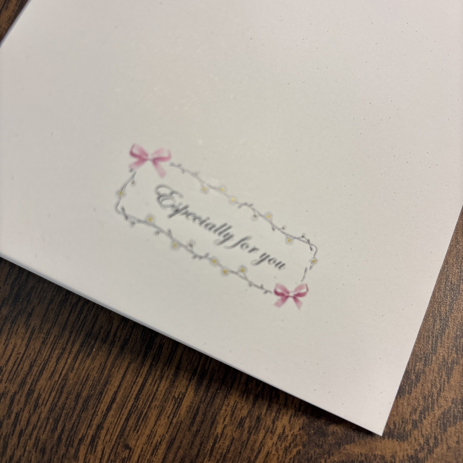 Christmas Bestie Friend Friends 4”x6” Blank Inside Greeting Card