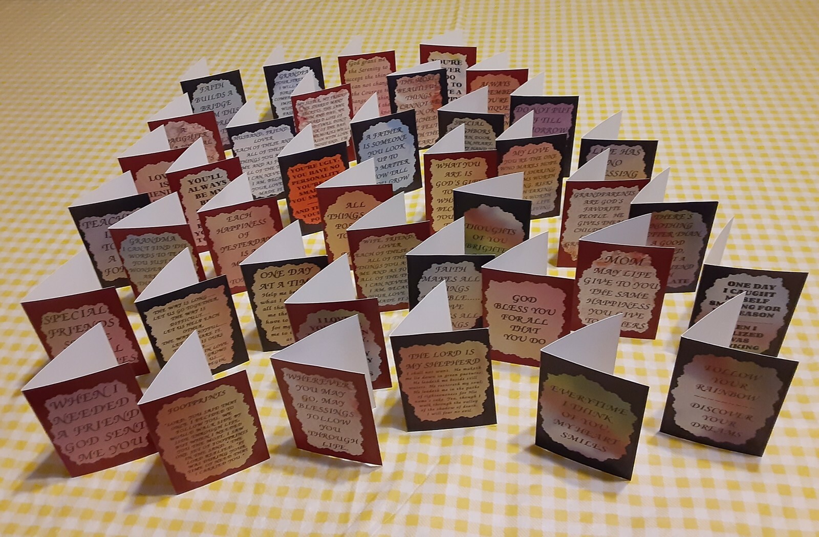 Love Note Cards Greeting Cards Blank Inside Inspirational Family Friendship #2