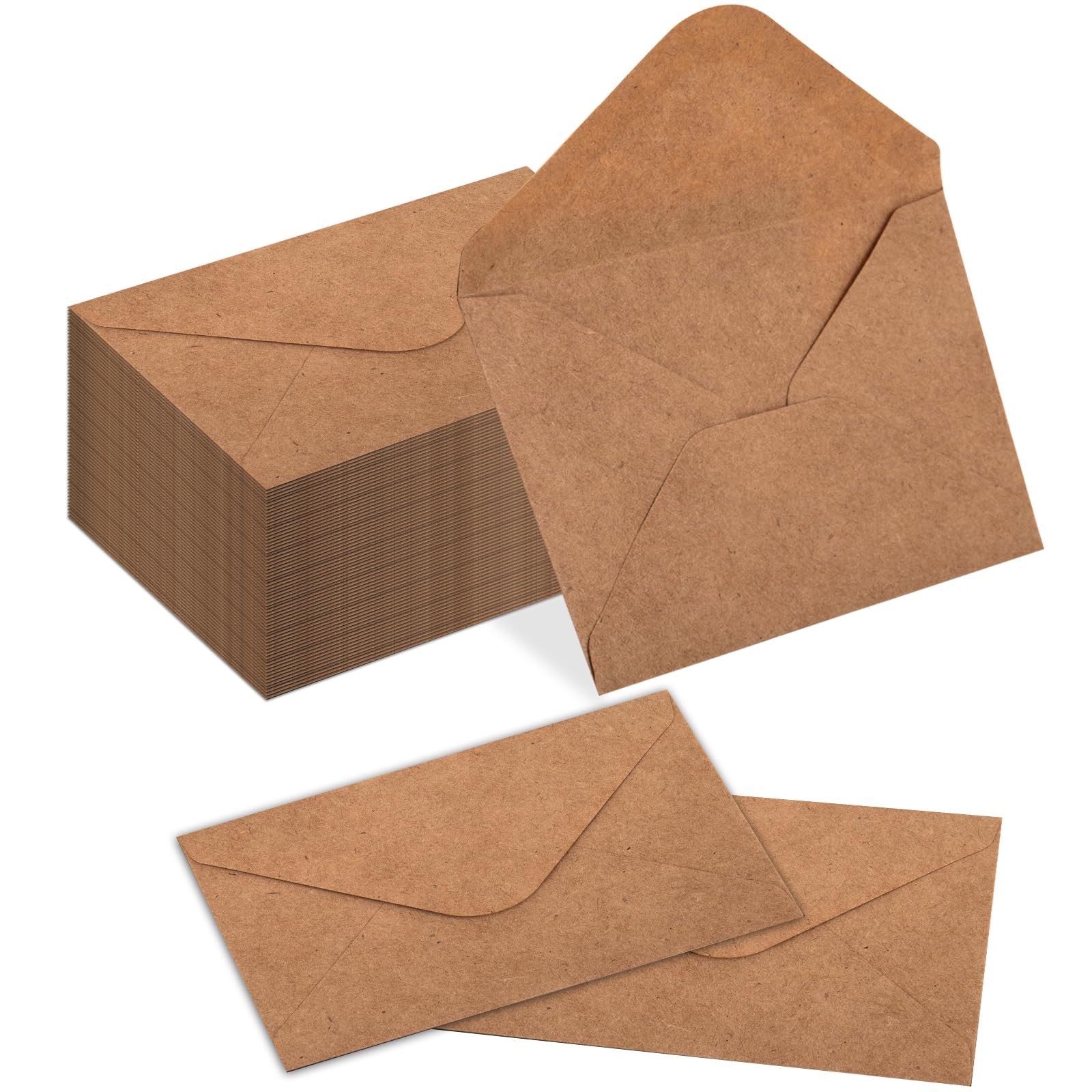 180 Packs Gift Card Mini Envelopes Small Envelope with Gummed Seal, Paper Bus…