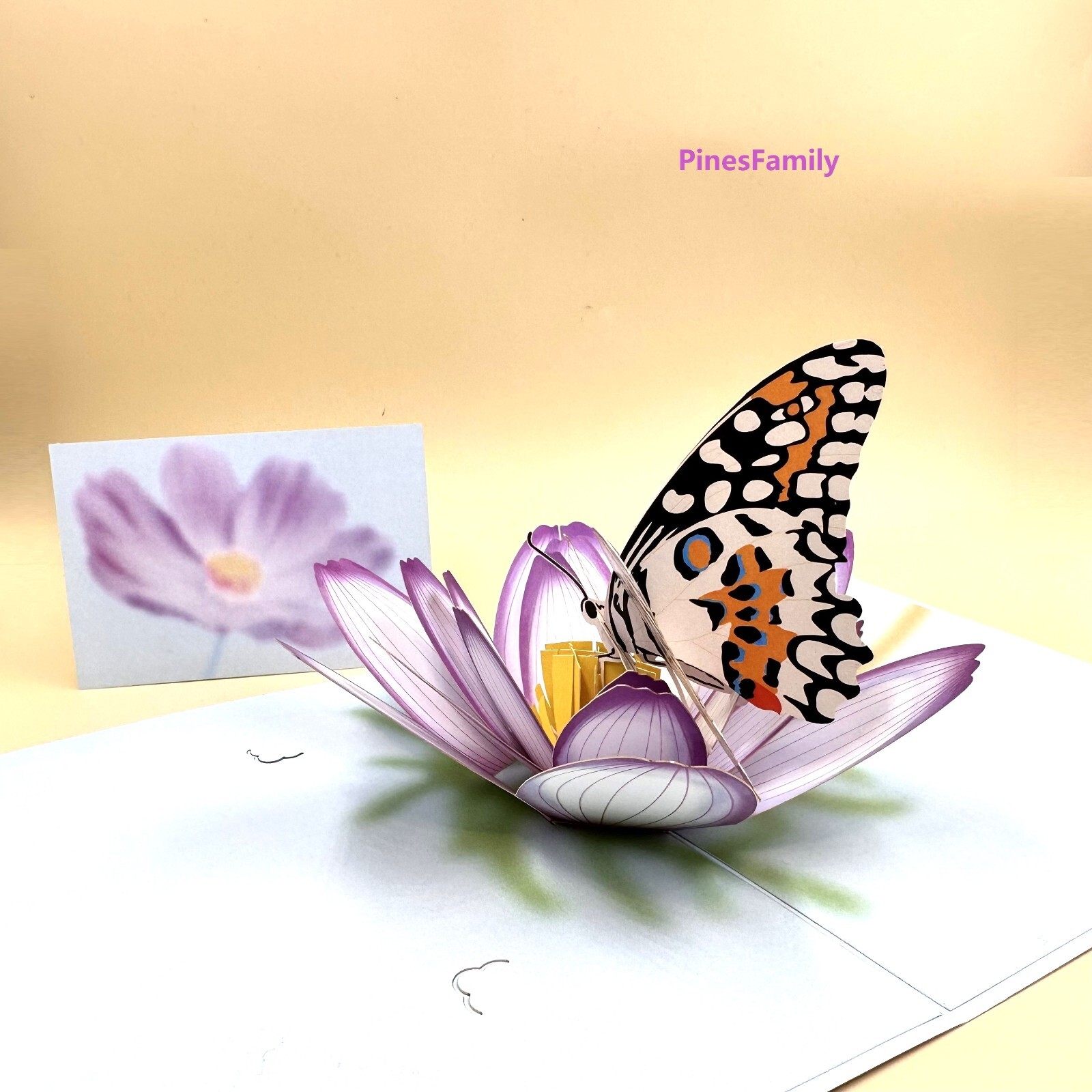 A01-3D Pop Up Butterfly Greeting Card | Ship Immediately Within US
